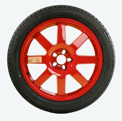 mercedes-benz spare wheel red