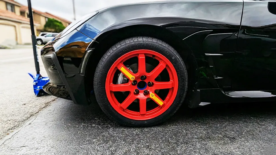 Toyota GR 86 on EZ Spare Wheel and Tire.