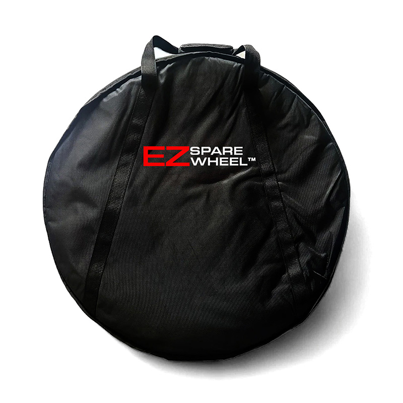 EZ Spare Wheel Carrying Bag for 20-inch spare tire – front view of heavy-duty 31 x 8.25 inch storage bag, designed to fit 18-inch to 20-inch EZ Spare Wheels.